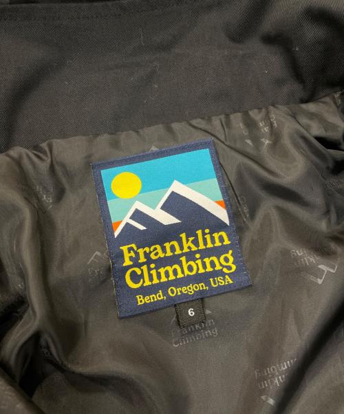 franklin climbing（フランクリンクライミング）franklin climbing (フランクリンクライミング) マウンテンインサレーションフードコート ブラック サイズ:size 6の古着・服飾アイテム