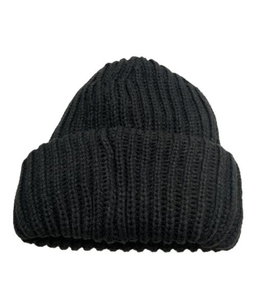 SUPREME（シュプリーム）SUPREME (シュプリーム) ニット帽 ブラックの古着・服飾アイテム