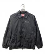 HUF×THE PINK PANTHERハフ×）の古着「コーチジャケット」｜ブラック