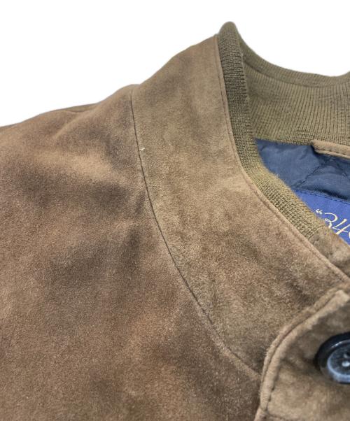 BROOKS BROTHERS（ブルックスブラザーズ）BROOKS BROTHERS (ブルックスブラザーズ) レザーブルゾン ブラウン サイズ:XXLの古着・服飾アイテム