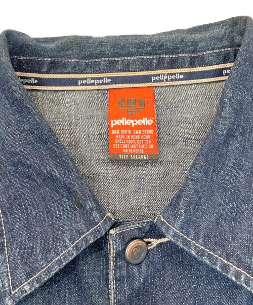 pellepelle（ペレペレ）pellepelle (ペレペレ) コーデュロイ切替デニムジャケット インディゴ サイズ:3XLの古着・服飾アイテム