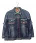 pellepelle（ペレペレ）の古着「コーデュロイ切替デニムジャケット」｜インディゴ