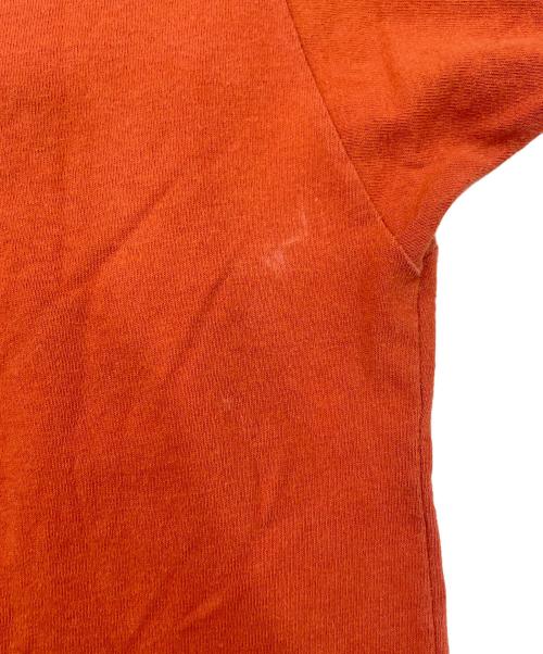 stussy（ステューシー）stussy (ステューシー) 刺繍ロゴTee オレンジ サイズ:Sの古着・服飾アイテム