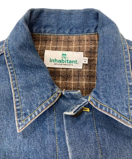 inhabitant（インハビタント）inhabitant (インハビタント) ブランケット付カバーオール インディゴ サイズ:Mの古着・服飾アイテム