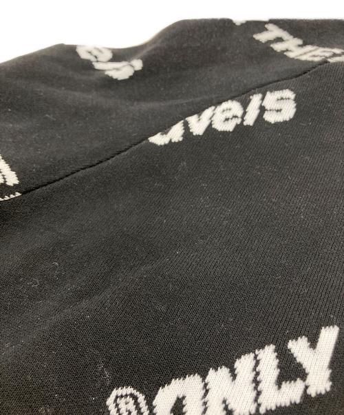 DIESEL（ディーゼル）DIESEL (ディーゼル) サイドジップロゴニット ブラック サイズ:Sの古着・服飾アイテム