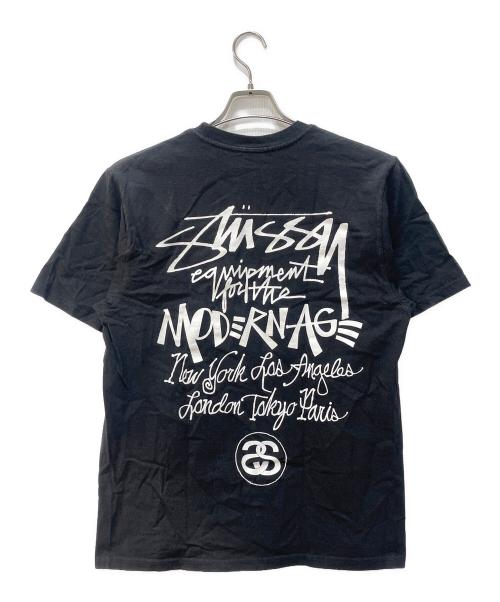 stussy（ステューシー）stussy (ステューシー) MODERN AGE TEE ブラック サイズ:Ｍの古着・服飾アイテム