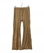 TENDER PERSONテンダ―パーソン）の古着「ベロアパンツ」｜ベージュ