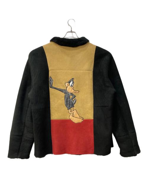 ICEBERG HISTORY（アイスバーグヒストリ）ICEBERG HISTORY (アイスバーグヒストリ) ムートンジャケット ブラック サイズ:XXXXLの古着・服飾アイテム