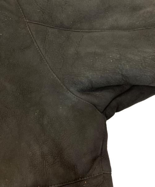 ICEBERG HISTORY（アイスバーグヒストリ）ICEBERG HISTORY (アイスバーグヒストリ) ムートンジャケット ブラック サイズ:XXXXLの古着・服飾アイテム