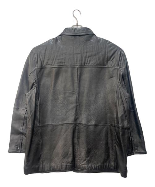 KARL KANI（カールカナイ）KARL KANI (カールカナイ) レザーカーコート ブラック サイズ:50Rの古着・服飾アイテム