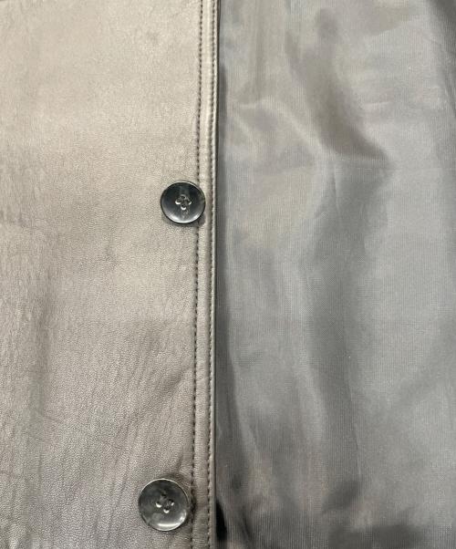 KARL KANI（カールカナイ）KARL KANI (カールカナイ) レザーカーコート ブラック サイズ:50Rの古着・服飾アイテム