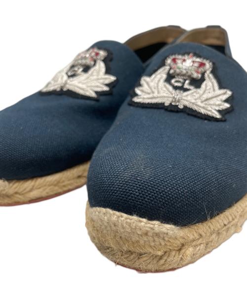 Christian Louboutin（クリスチャン・ルブタン）Christian Louboutin (クリスチャン・ルブタン) エスパドリーユ ネイビー サイズ:サイズ表記無しの古着・服飾アイテム