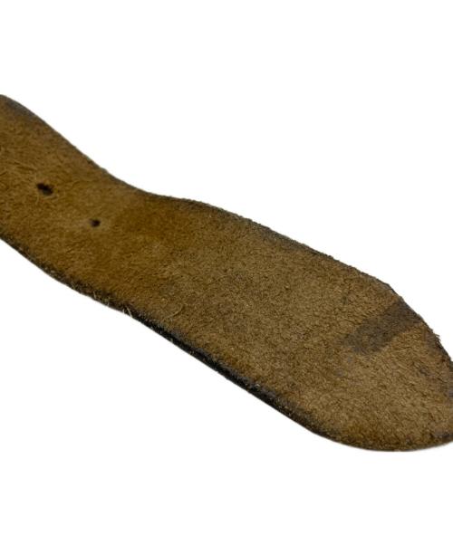 htc（エイチティーシー）htc (エイチティーシー) レザーベルト ブラウンの古着・服飾アイテム