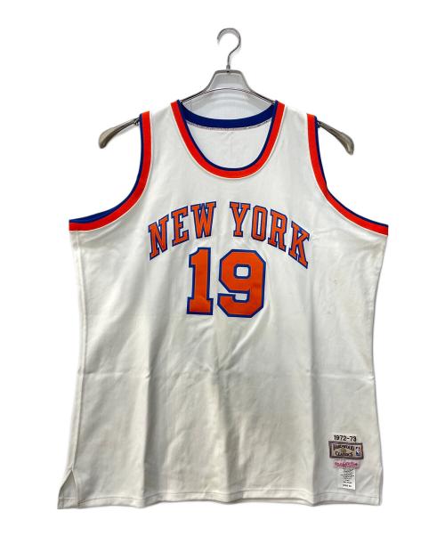 MITCHELL & NESS（ミッチェルアンドネス）MITCHELL & NESS (ミッチェルアンドネス) バスケットボールゲームシャツ ホワイト サイズ:56の古着・服飾アイテム
