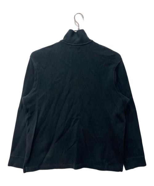 POLO RALPH LAUREN（ポロ・ラルフローレン）POLO RALPH LAUREN (ポロ・ラルフローレン) ハーフジップスウェット ブラック サイズ:XXLの古着・服飾アイテム