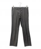 GAULTIER HOMME objetゴルチエオムオブジェ）の古着「ストライプパンツ」｜ブラウン