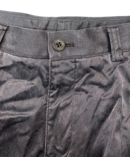 GAULTIER HOMME objet（ゴルチエオムオブジェ）GAULTIER HOMME objet (ゴルチエオムオブジェット) コーティングパンツ グレー サイズ:46の古着・服飾アイテム