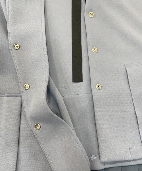 eimee law（エイミーロウ）eimee law (エイミーロウ) タックプリーツセレモニージャケット ライトブルー サイズ:38 未使用品の古着・服飾アイテム