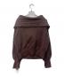 HER LIP TO (ハーリップトゥ) CABLE STOLE KNIT PULLOVER ブラウン サイズ:M 未使用品：3000円