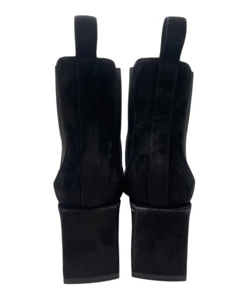 DOLCE & GABBANA（ドルチェ＆ガッバーナ）DOLCE & GABBANA (ドルチェ＆ガッバーナ) ヒールサイドゴアブーツ ブラック サイズ:37の古着・服飾アイテム