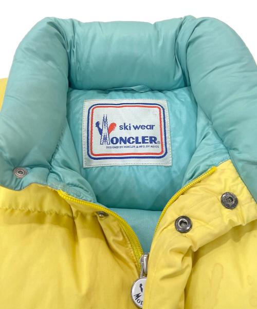 MONCLER（モンクレール）MONCLER (モンクレール) 中綿ジャケット イエロー サイズ:印字消えにより不明の古着・服飾アイテム