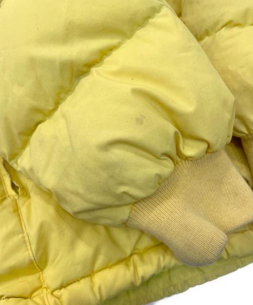 MONCLER（モンクレール）MONCLER (モンクレール) 中綿ジャケット イエロー サイズ:印字消えにより不明の古着・服飾アイテム
