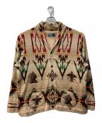 POLO RALPH LAURENポロ・ラルフローレン）の古着「ショールカラーカーディガン」｜ベージュ