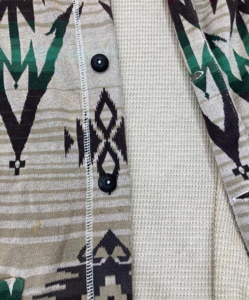 POLO RALPH LAUREN（ポロ・ラルフローレン）POLO RALPH LAUREN (ポロ・ラルフローレン) ショールカラーカーディガン ベージュ サイズ:XXXLの古着・服飾アイテム