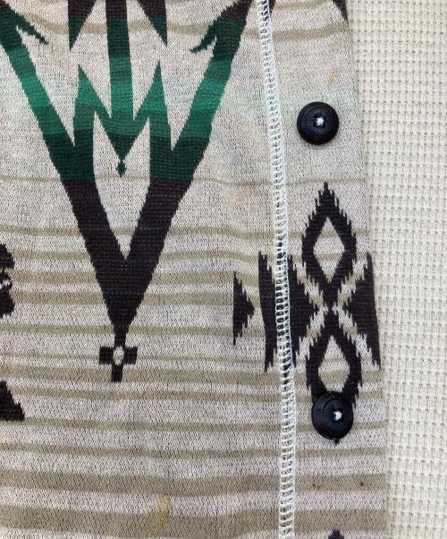 POLO RALPH LAUREN（ポロ・ラルフローレン）POLO RALPH LAUREN (ポロ・ラルフローレン) ショールカラーカーディガン ベージュ サイズ:XXXLの古着・服飾アイテム