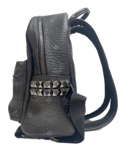 MCM（エムシーエム）MCM (エムシーエム) スタークヴィセトススタッズバックパック ブラックの古着・服飾アイテム