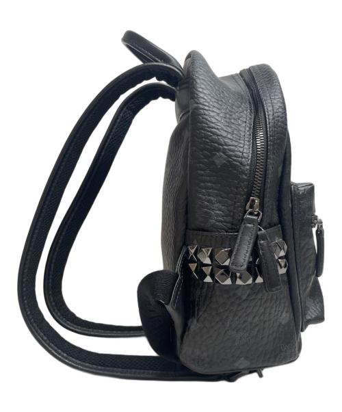 MCM（エムシーエム）MCM (エムシーエム) スタークヴィセトススタッズバックパック ブラックの古着・服飾アイテム