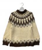 david grainsデイビッドグラニス）の古着「ハンドメイドニット」｜ベージュ