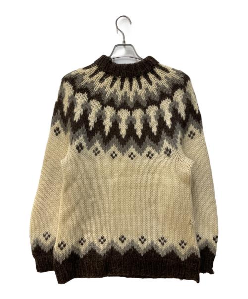 david grains（デイビッドグラニス）david grains (デイビッドグラニス) ハンドメイドニット ベージュ サイズ:サイズ表記無しの古着・服飾アイテム