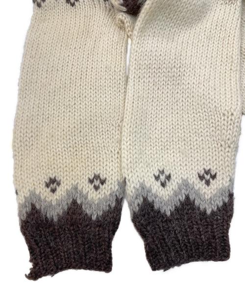 david grains（デイビッドグラニス）david grains (デイビッドグラニス) ハンドメイドニット ベージュ サイズ:サイズ表記無しの古着・服飾アイテム