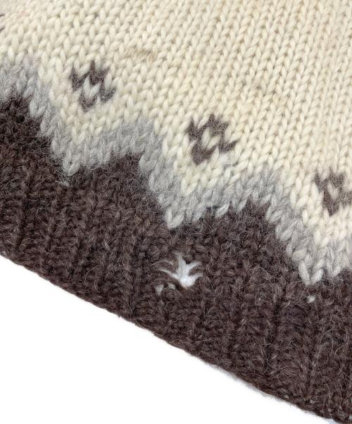 david grains（デイビッドグラニス）david grains (デイビッドグラニス) ハンドメイドニット ベージュ サイズ:サイズ表記無しの古着・服飾アイテム