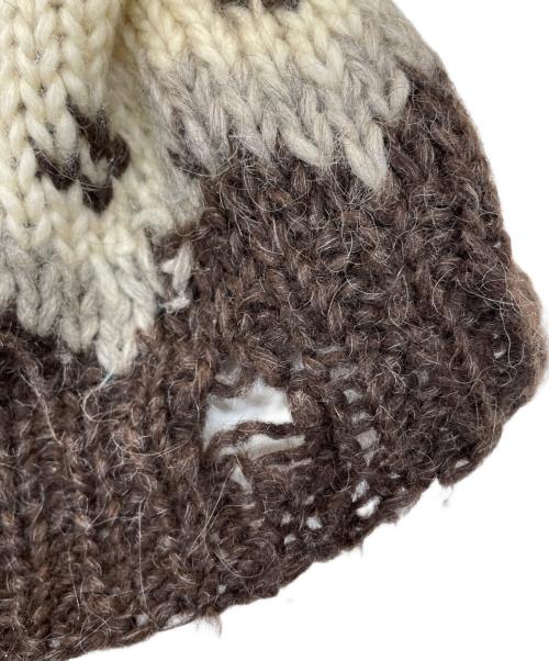 david grains（デイビッドグラニス）david grains (デイビッドグラニス) ハンドメイドニット ベージュ サイズ:サイズ表記無しの古着・服飾アイテム