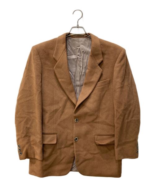 PAUL SMITH（ポールスミス）Paul Smith (ポールスミス) カシミヤ混ウールテーラードジャケット ブラウン サイズ:Mの古着・服飾アイテム