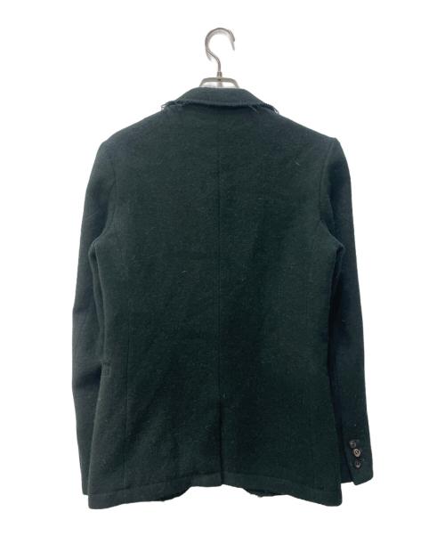Junhashimoto（ジュンハシモト）Junhashimoto (ジュンハシモト) カッティングジャケット グリーン サイズ:2の古着・服飾アイテム