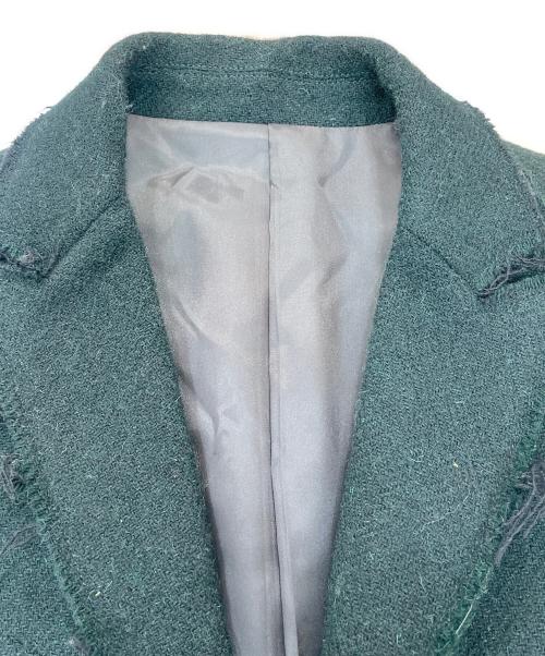 Junhashimoto（ジュンハシモト）Junhashimoto (ジュンハシモト) カッティングジャケット グリーン サイズ:2の古着・服飾アイテム