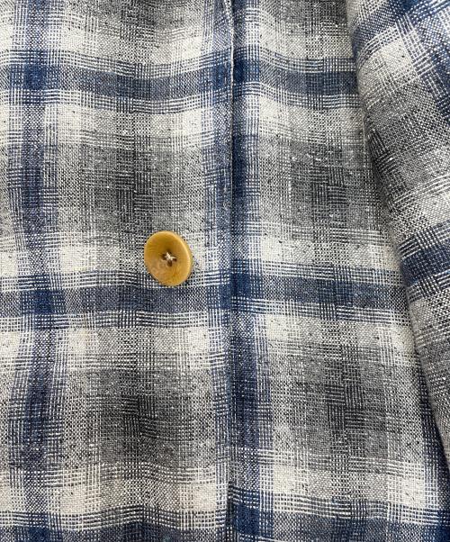 BOGLIOLI（ボリオリ）BOGLIOLI (ボリオリ) リネン混ジャケット ネイビー サイズ:42の古着・服飾アイテム