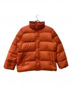 CarHarttカーハート）の古着「ダウンジャケット」｜オレンジ