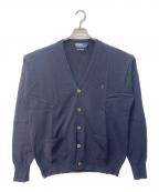 POLO RALPH LAURENポロ・ラルフローレン）の古着「ウールニットカーディガン」｜ネイビー