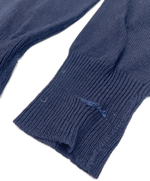 POLO RALPH LAUREN（ポロ・ラルフローレン）POLO RALPH LAUREN (ポロ・ラルフローレン) ウールニットカーディガン ネイビー サイズ:Ｌの古着・服飾アイテム