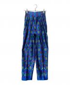 ATELIER VERSACEアトリエ ヴェルサーチェ）の古着「総柄パンツ」｜ブルー