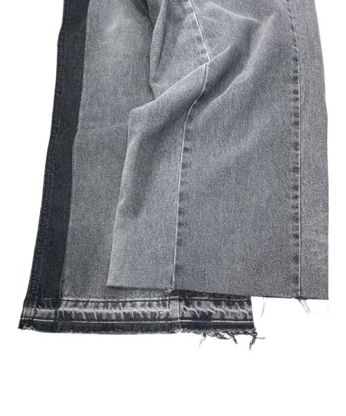 CITYSHOP（シティショップ）CITYSHOP (シティショップ) Wrangler (ラングラー) リメイクデニムパンツ ブラック サイズ:XSの古着・服飾アイテム