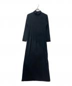 MM6 Maison Margielaエムエムシックスメゾンマルジェラ）の古着「KNITTING NUDE DRESS」｜ブラック