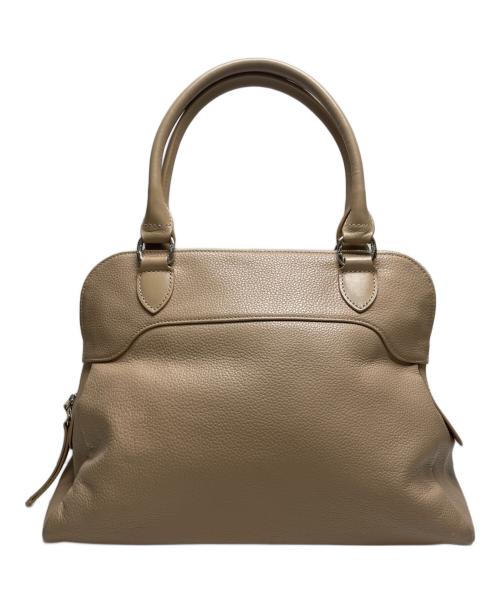 LONGCHAMP（ロンシャン）LONGCHAMP (ロンシャン) 2WAYレザーバッグ ベージュの古着・服飾アイテム