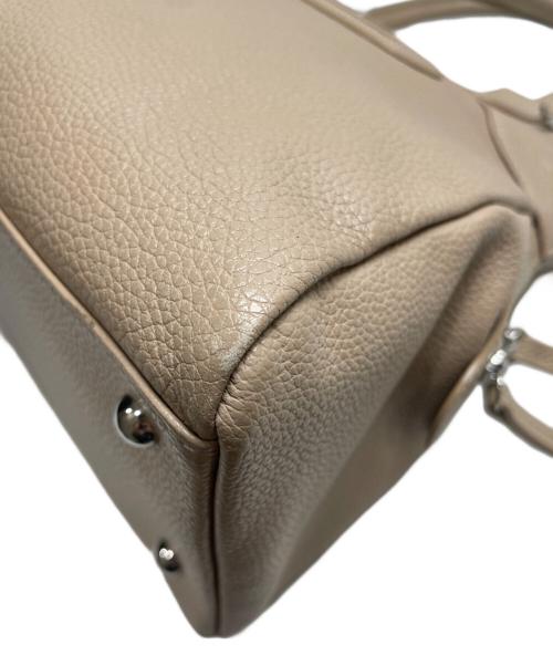 LONGCHAMP（ロンシャン）LONGCHAMP (ロンシャン) 2WAYレザーバッグ ベージュの古着・服飾アイテム