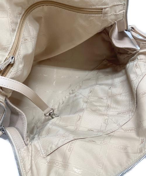 LONGCHAMP（ロンシャン）LONGCHAMP (ロンシャン) 2WAYレザーバッグ ベージュの古着・服飾アイテム