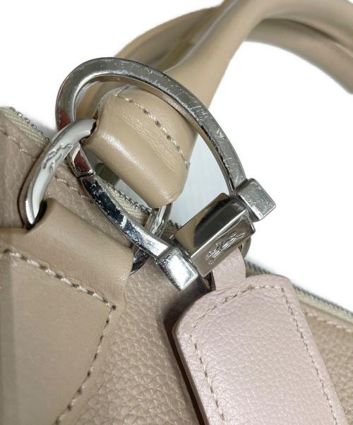 LONGCHAMP（ロンシャン）LONGCHAMP (ロンシャン) 2WAYレザーバッグ ベージュの古着・服飾アイテム